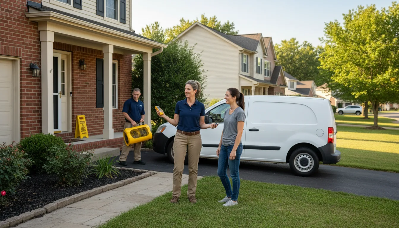 Water restoration image for Water Damage & Restoration Services in Deer Park, TX